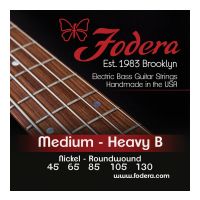 Thumbnail van Fodera N45130TB Medium Nickel, 5 string Tapered B