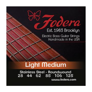 Preview van Fodera S28125 Light Medium Stainless, 6 string