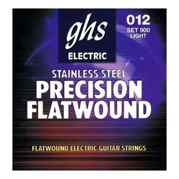 Preview van GHS 900 Precision Flatwound Flat Wrap Stainless Steel Ultra Light