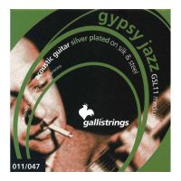 Thumbnail van Galli GSL11 Gypsy Jazz Medium Silver plated on Silk &amp; Steel