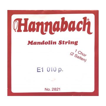 Preview van Hannabach 2821010 Single pair Mandoline strings .010