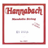 Thumbnail van Hannabach 2821010 Single pair Mandoline strings .010