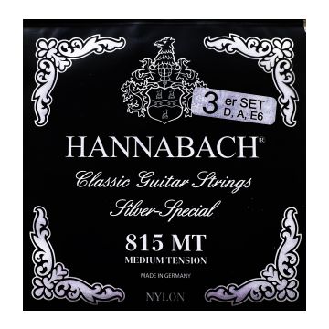 Preview van Hannabach 8157 MT Silver special Medium tension Basses only