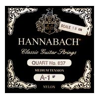 Thumbnail van Hannabach 837MT-58cm Silverplated Medium tension Quart guitar 58cm scale