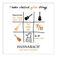 Thumbnail van Hannabach 890 MT 7/8  (plain and wound 3rd string included)