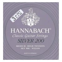 Thumbnail van Hannabach 9007 MHT Silver 200 Basses ( D4, A5, E6)