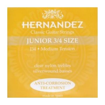 Preview van Hernandez J34 3/4 - Medium Tension Clear Nylon/SPC