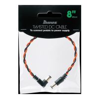 Thumbnail van Ibanez DCT08-BNR Twisted DC Cable Black &amp; Neon Red