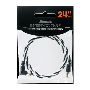 Preview van Ibanez DCT24-BWH Twisted DC Cable Black &amp; White