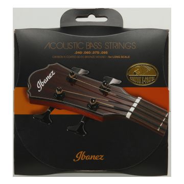Preview van Ibanez IABS4XC Acoustic bass Carbon Coated  80/20  Long scale