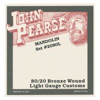 Thumbnail van John Pearse 2080L Light 80/20 bronze mandolin Loop-end