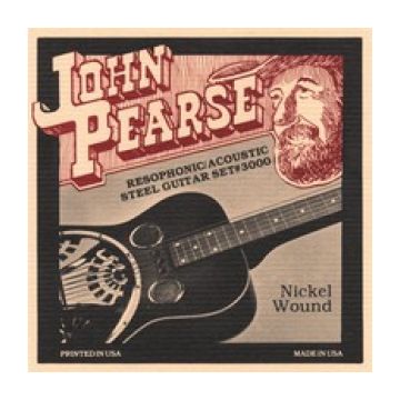 Preview van John Pearse 3000 Dobro Nickel Wound Resophonic Guitar