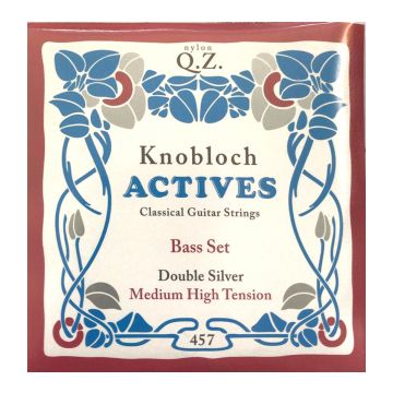 Preview van Knobloch 457 Actives Medium/High tension Double Silver QZ BASS set