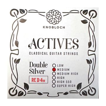 Preview van Knobloch 4ADS33.5 Single ACTIVES Double Silver D4 Medium Tension 33.5
