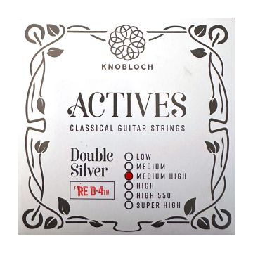 Preview van Knobloch 4ADS34.0 Single ACTIVES Double Silver D4 Medium-High Tension 34.0