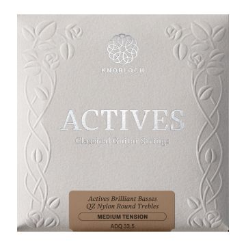 Preview van Knobloch ADQ33.5 Actives Medium tension Double Silver Nylon QZ (previously 300ADQ)