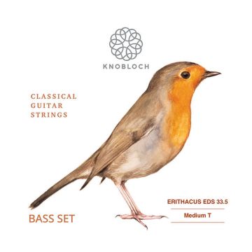 Preview van Knobloch EDS 33.5 ERITHACUS BASS-pack Medium tension Double Silver (Basses only)