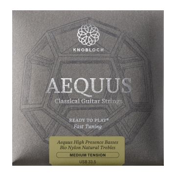 Preview van Knobloch USB 33.5 Aequus Silver Enhanced BIO Nylon Full Set Medium Tension 33.5