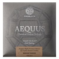 Thumbnail van Knobloch USQ 33.5 Aequus Silver Enhanced QZ Nylon Full Set Medium Tension 33.5