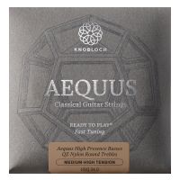 Thumbnail van Knobloch USQ 34.0 Aequus Silver Enhanced QZ Nylon Full Set Medium-High Tension 34.0