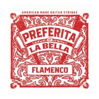 Thumbnail van La Bella 1P-F PREFERITA&reg; FLAMENCO Red nylon nickel-silver alloy