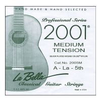 Thumbnail van La Bella 2005M/A single A 5th string from 2001medium tension set