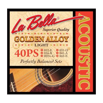 Preview van La Bella 40PS Light Golden Alloy Wound