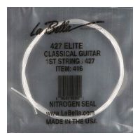 Thumbnail van La Bella 416 single Elite E-1 string, clear nylon