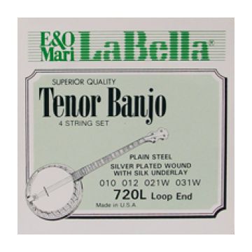 Preview van La Bella 720L-LE Tenor Light Silver Plated Steel Wound