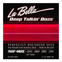 Thumbnail van La Bella 760F-MUS Flatwound Stainless Steel