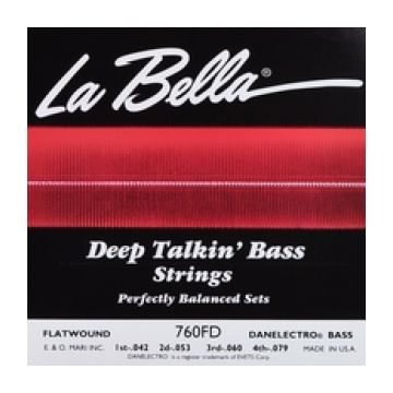 Preview van La Bella 760FD Flatwound Stainless Steel
