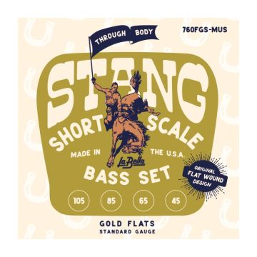 Preview van La Bella 760FGS-MUS  STANG &ndash; GOLD FLATS