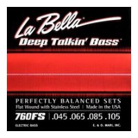 Thumbnail van La Bella 760FS Flatwound Stainless Steel