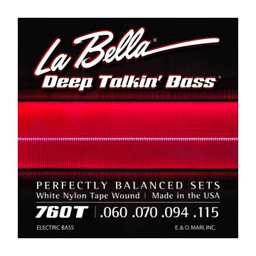 Preview van La Bella 760T White Nylon Tape Wound