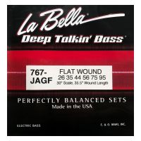Thumbnail van La Bella 767-JAGF Bass VI 30&quot; Scale / 32&quot; Winding &ndash; Stainless Flats &ndash; 26-95 Jaguar Bass VI