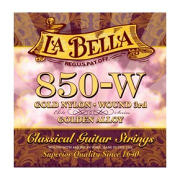 Preview van La Bella 850W Concert Wound/G Gold &amp; Gold