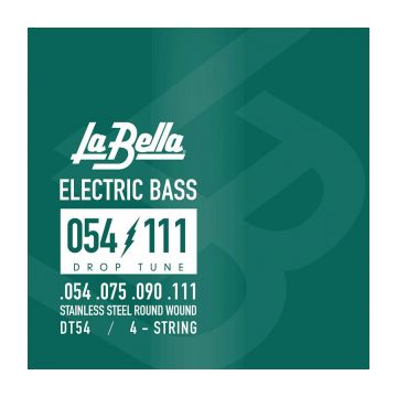 Preview van La Bella DT54 DROP TUNE ELECTRIC BASS &ndash; 54-111 Roundwound Steel