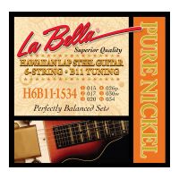 Thumbnail van La Bella H6B11-1534 Hawaiian Lap Steel Guitar, Pure Nickel &ndash; 6-String B11 Tuning 15-34