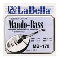 Thumbnail van La Bella MB-170 Mando-Bass Phosphor Bronze - Loop Ends