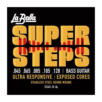 Preview van La Bella SS45-B-XL Super Steps 5 String Extra Long Scale