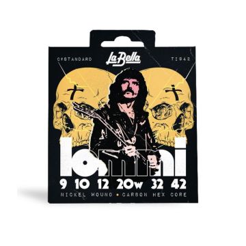 Preview van La Bella TI942 TONY IOMMI SIGNATURE ELECTRIC GUITAR STRINGS C# TUNING 9-42