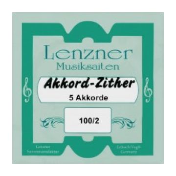 Preview van Lenzner 100/2 Soloklang Chord zither  5 chords, 62 strings, (Mandoline melody strings)