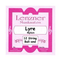 Thumbnail van Lenzner 12 snarige - Nylon Lier set,  hard tension, Ball end