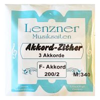 Thumbnail van Lenzner 200/2 Soloklang Chord zither  3 chords, 27 strings 34cm scale