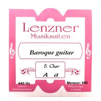 Thumbnail van Lenzner 5 course baroque guitar set 660mm scale/440Hz