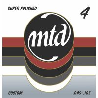 Thumbnail van MTD SP-STR4M Super Polished Stainless 4-String Medium .045 .065 .085 .105
