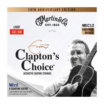 Preview van Martin MEC12LTD20  Eric Clapton 20th anniversary  edition 92/8 Phosphor bronze