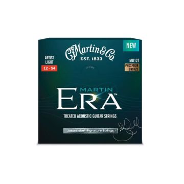 Preview van Martin MJI12T ERA  Treated, Artist Light Phosphor Bronze, Tone, Comfort Jason Isbell Signature set