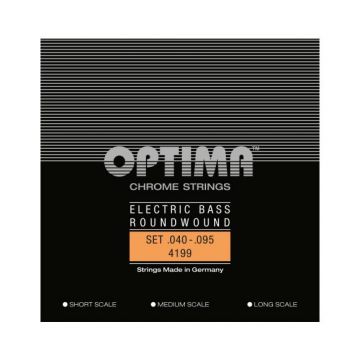 Preview van Optima 4199L  Chrome strings Light longscale