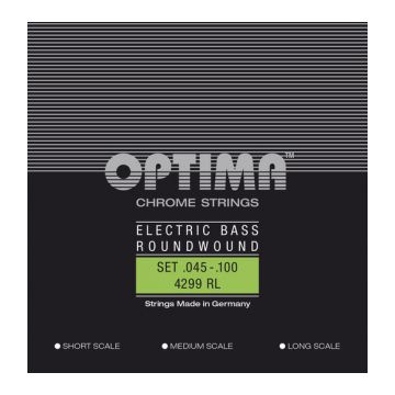 Preview van Optima 4299RL Chrome strings Regular Light  Long scale